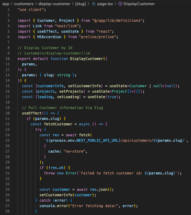 NextJS Dynamic Routing